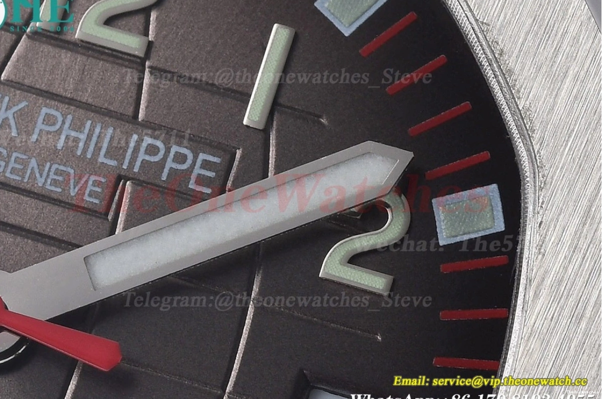 SS MY8215 Grey Gradient RU 40mm 5167 Dial GDF Nautilus 0404